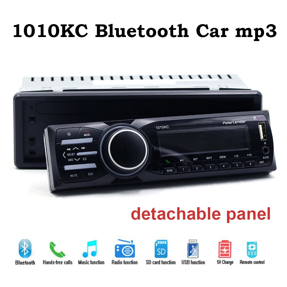 

Автомобильный MP3-плеер Bluetooth Call 1010KC: Ухиск, карта, радио