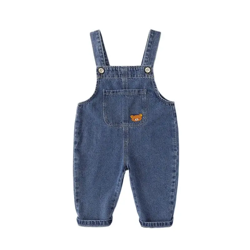 Spring Fall baby Overalls jeans clothes newborn children denim overalls jumpsuits for toddler/infant Boys girls bib pants 0-5Y