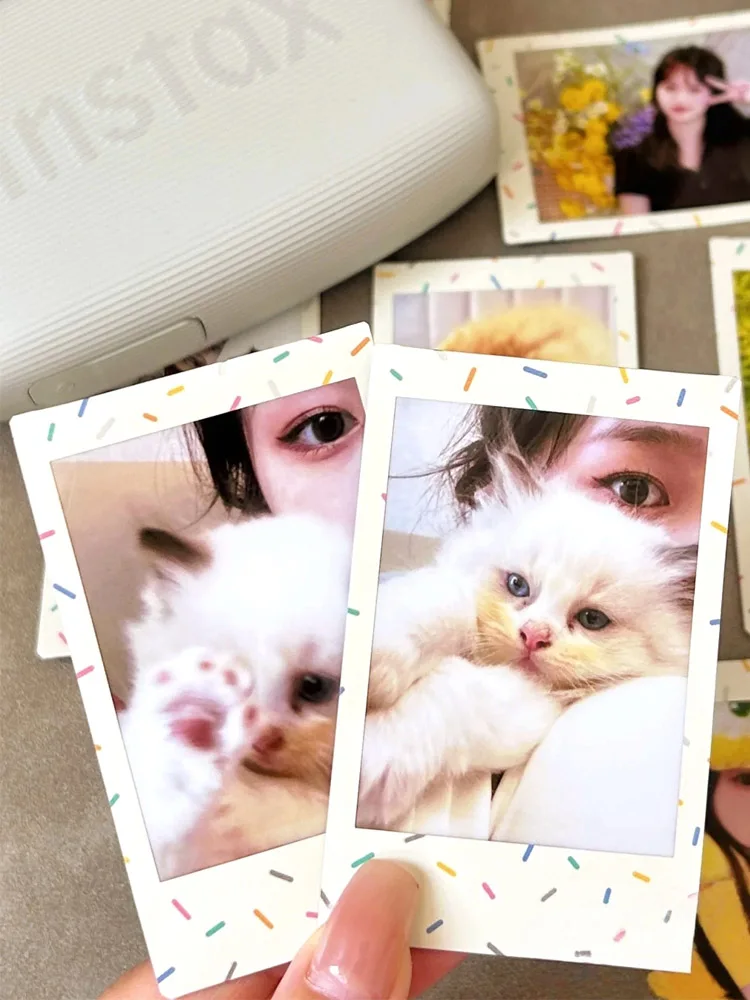 Instax Mini Film Exposures SPRINKLES 10 20 50 Sheets Fujifilm Papers Color Design for Fuji mini 12 Film Camera 11/40/9/8/7/8/EVO view 5