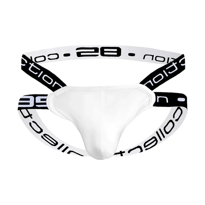 BS 85 Men's Panties Low Rise U Convex Tight Cotton Men's Double Butt Lift Thongs BS3501