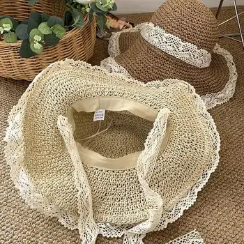 韓國手工草帽,日式清新小巧遮陽帽,適合春夏外曬。 8 最佳銷售 日本遮陽帽 - №8