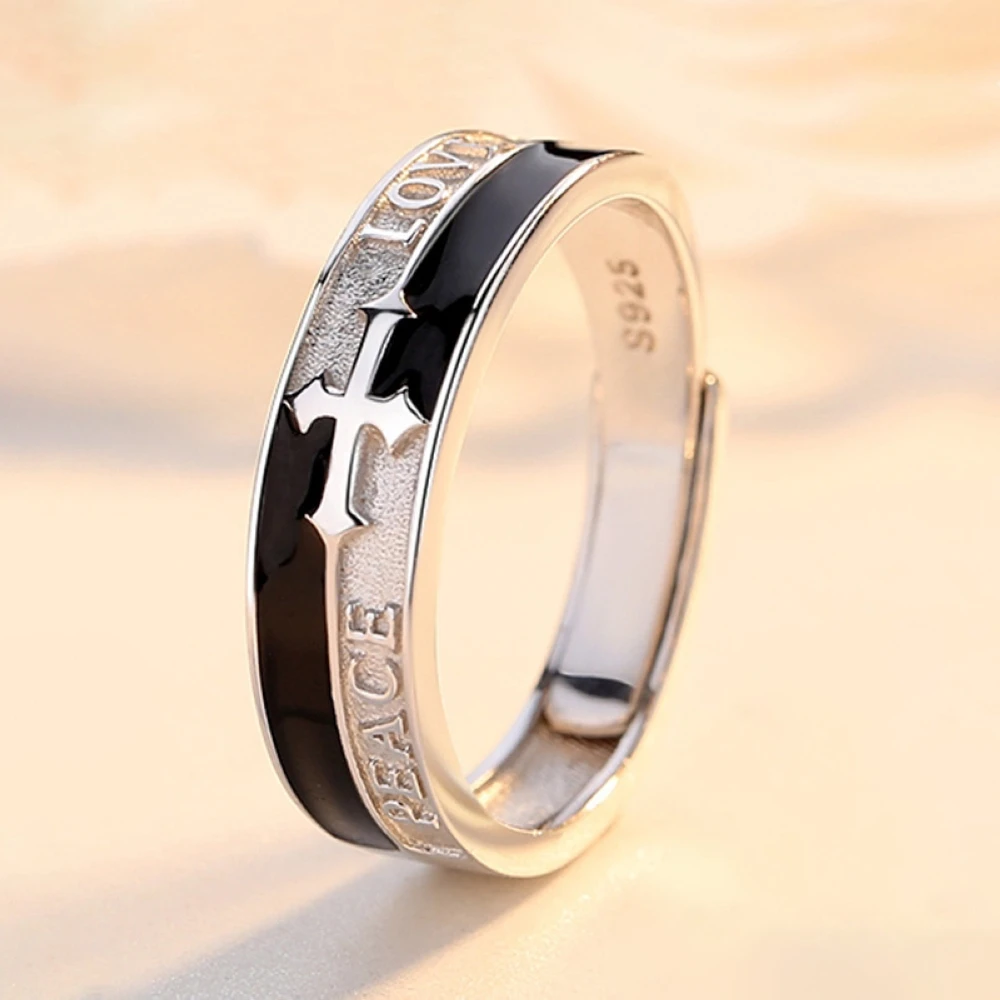Crown Aadjustable Wedding Couple Rings Copper Plated Platinum Overlap Opening Finger Jewelry Wholesale Drop Shipping