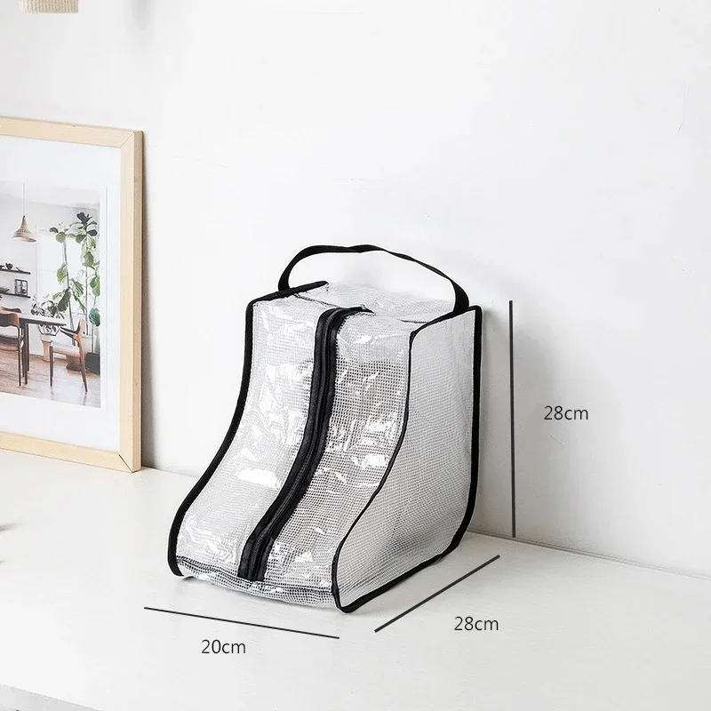 Schoenen Opbergzakken Cover Lange Rijlaarzen Stofdichte Organisator Draagbare Reizen Rits Zakje Accessoires Benodigdheden Item