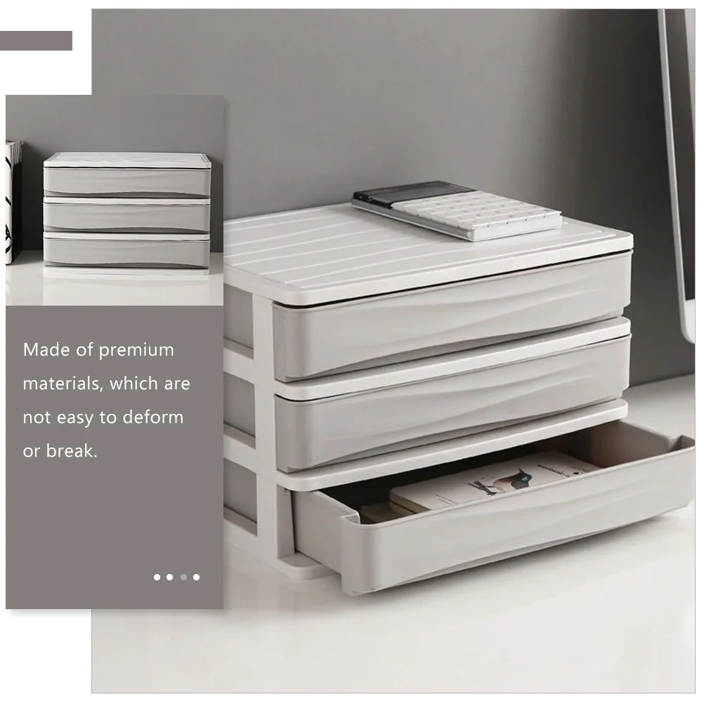 Imagem -04 - Multi-layer Armazenamento Gavetas Suporte de Documento Diversos Container Box Papelaria Organizer Gabinete de Arquivo Office Desktop