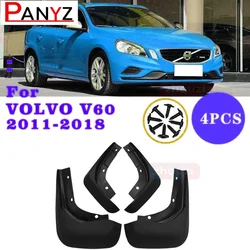 For VOLVO V60 2011 2012 2013 2014 2015 2016 2017 2018 Mud Flaps Mudguards Splash Fender Guard Front Rear Car Stying Accessories