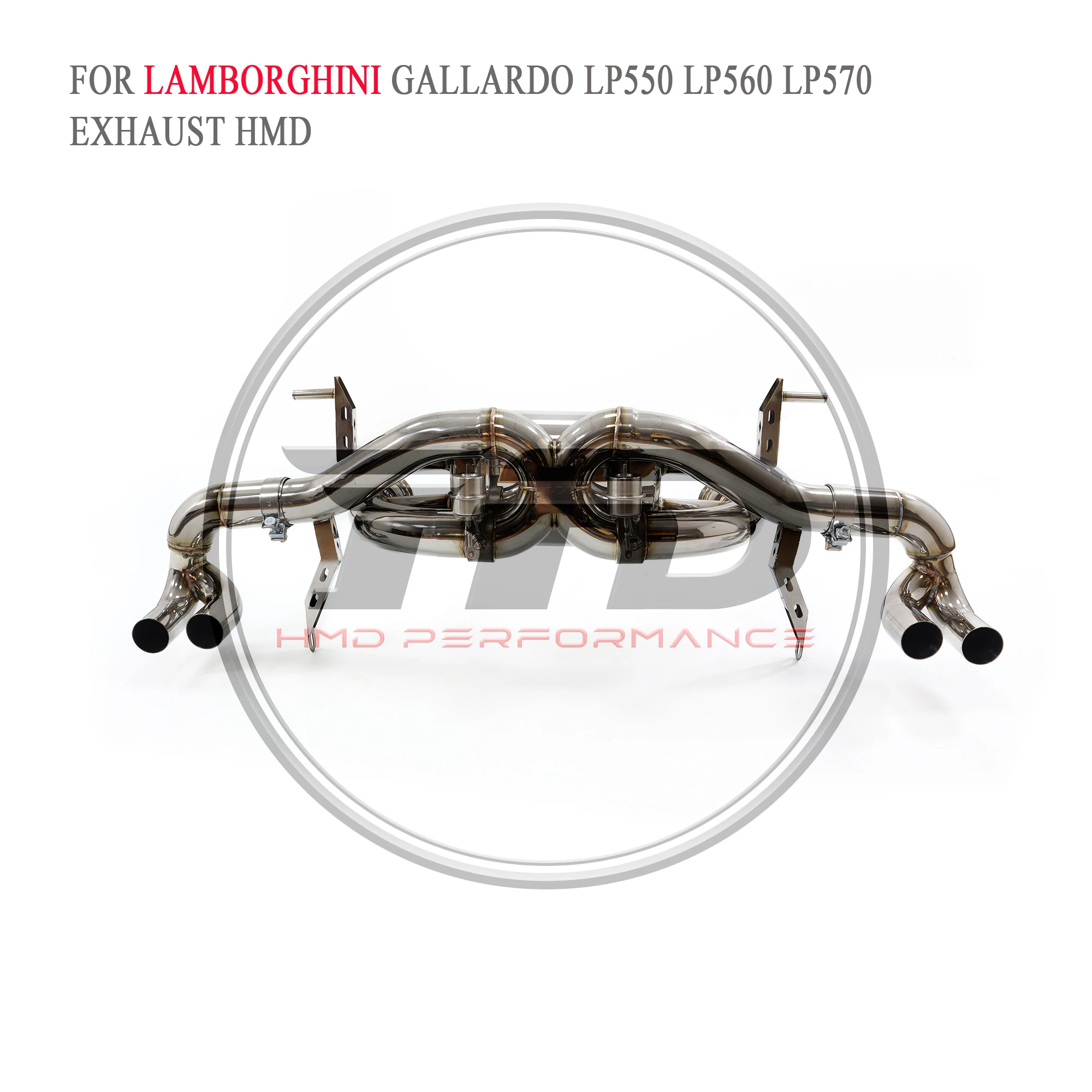 

Stainless steel exhaust system Performance Catback Lamborghini Gallardo LP550 560 570 Auto accessories electronic muffler