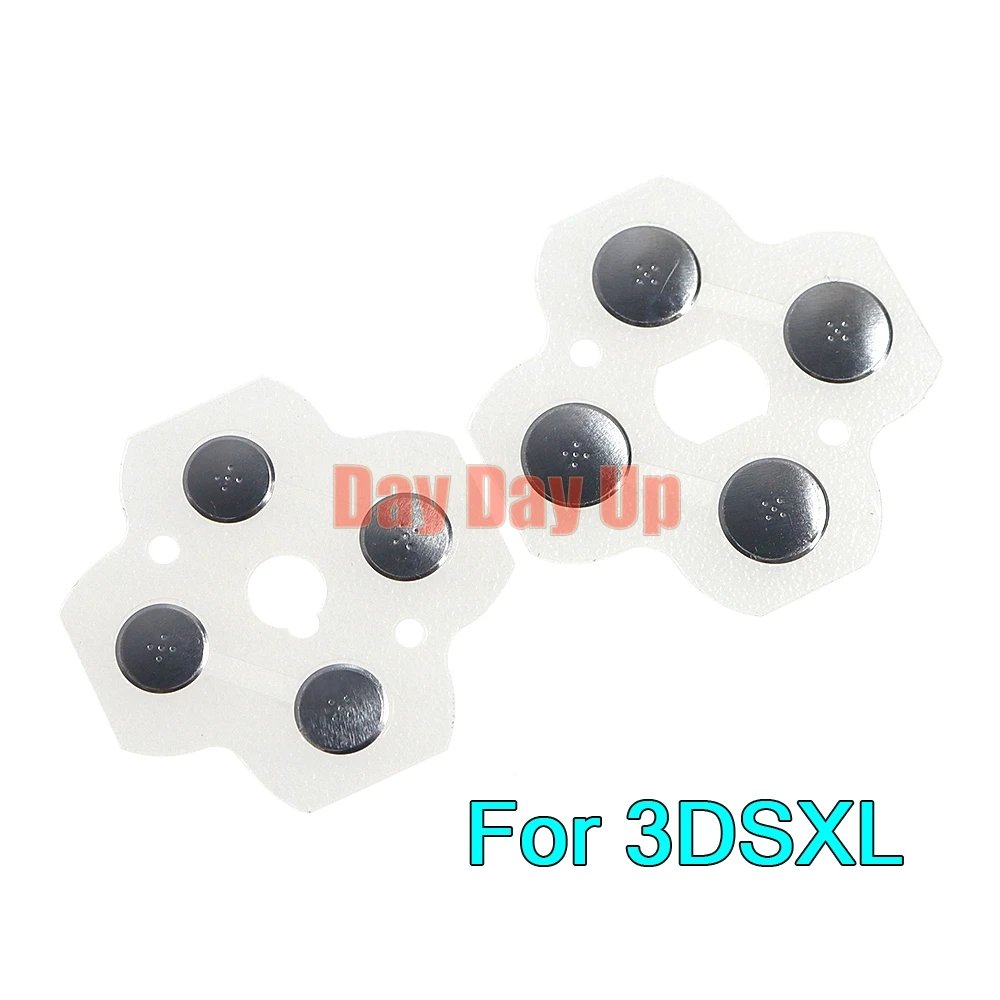 1 個金属導電性フィルムコントローラ 3DS XL LL D パッド D-パッドボタンフィルムボタンステッカー 3DSXL 修理部品