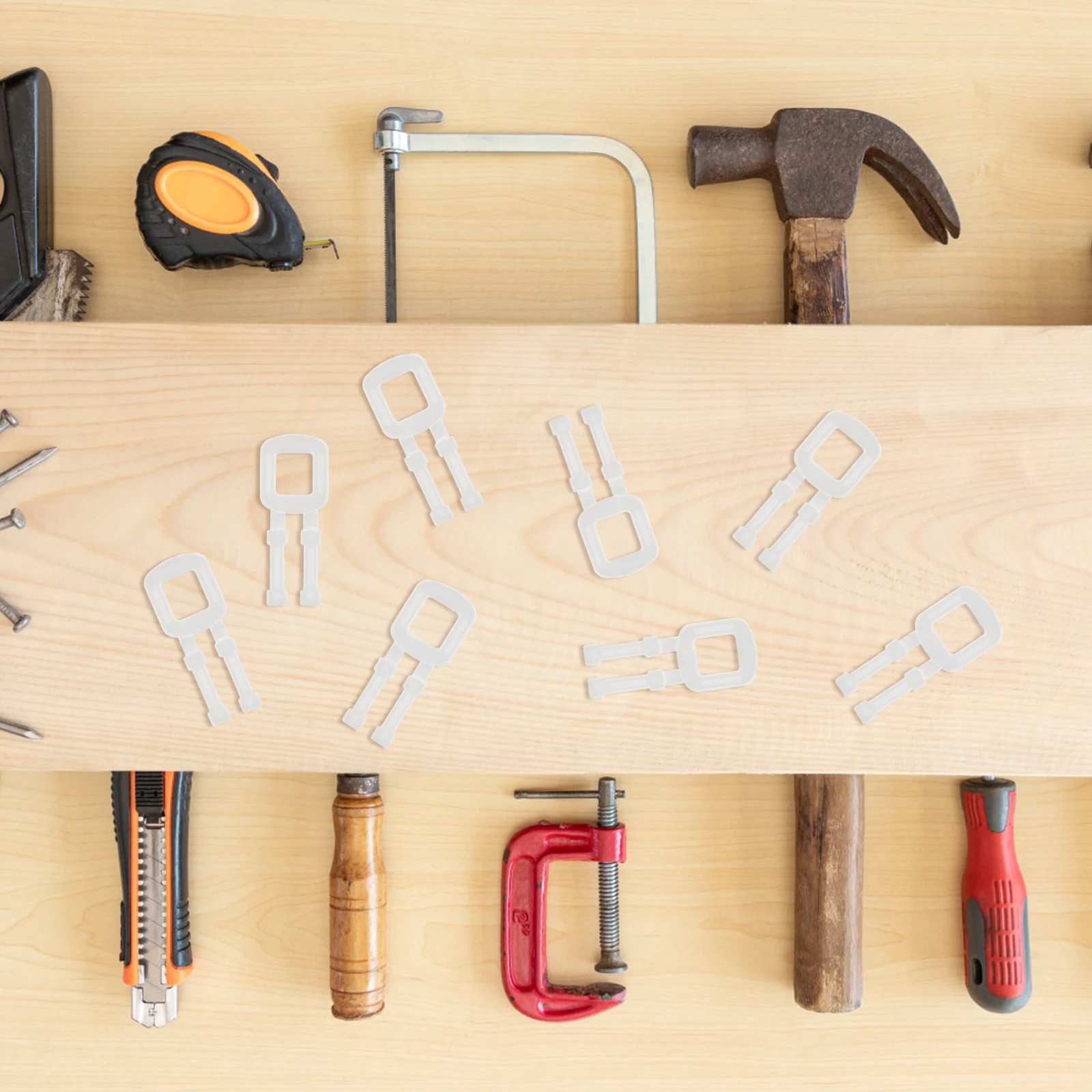 

100pcs Plastic Packing Buckles Transparent Pp Band Closures For Box Pallet Strapping Manual Packaging Kit Polypropylene