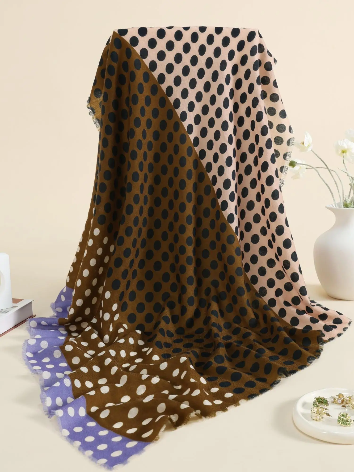 Echarpe-fine-decontractee-en-laine-00-a-motif-pois-de-luxe-pour-femme-chale-chaud-de-voyage-tendance-automne-hiver