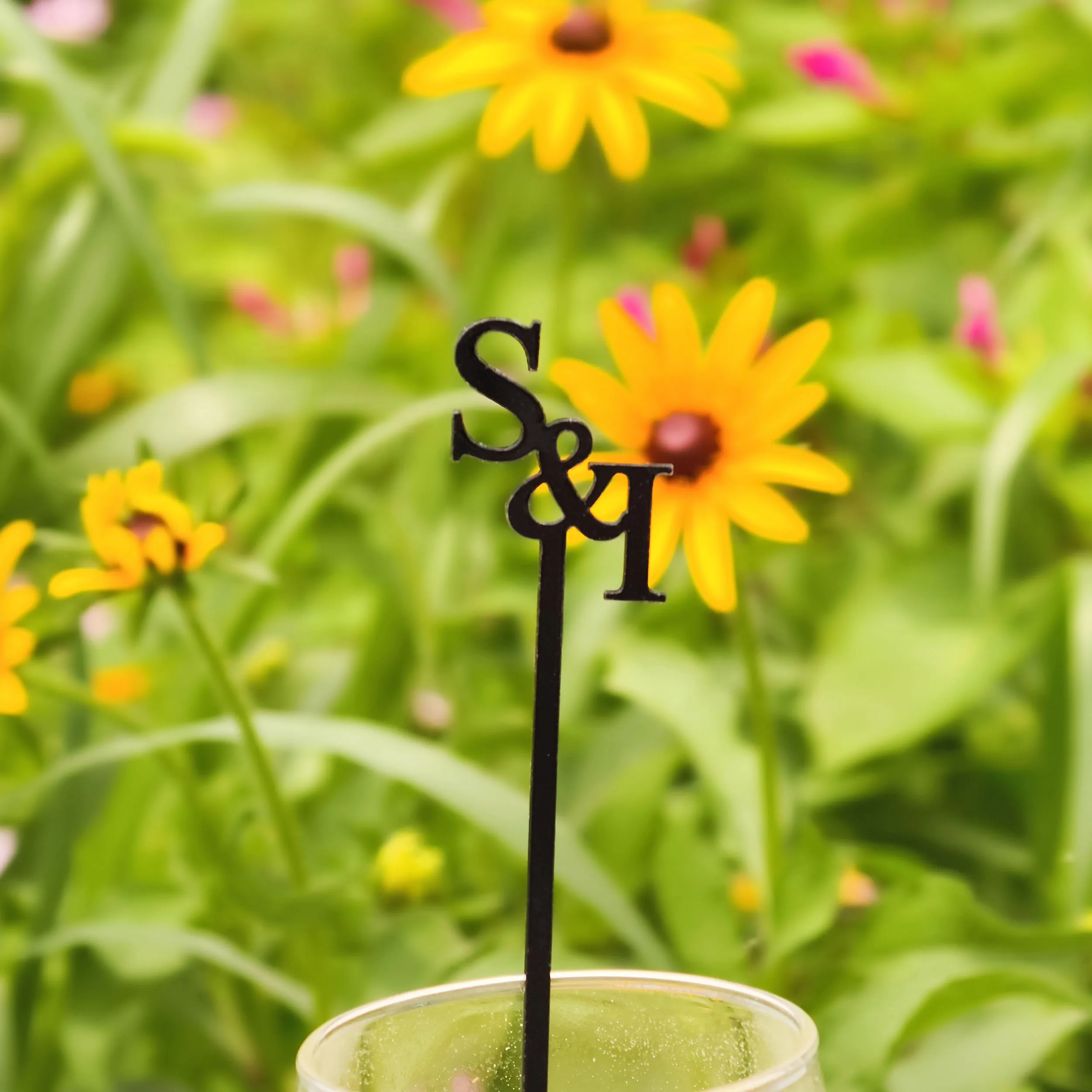 

Customized Letter Cut Cocktail Swizzle Sticks Personalized Acrylic Party Drink Stirrers Table Decor Wedding Cocktail Stirrers