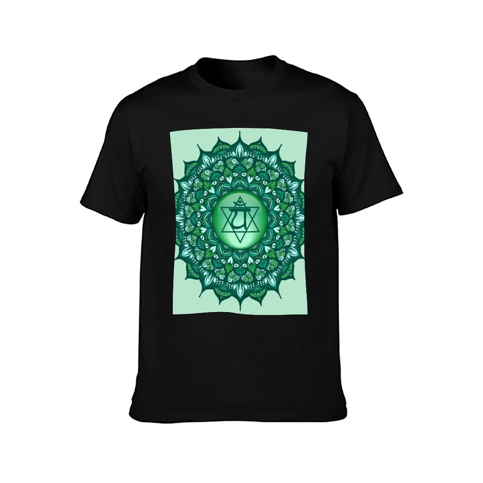 Heart Chakra Mandala - 05 OGBG T-Shirt customs cute clothes anime shirts graphic tee mens funny t shirts