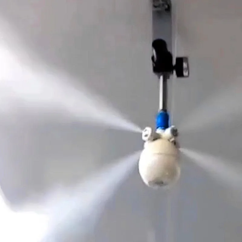 

Dry Mist Humidifier Industrial Sprayer Two Fluid Water Vapor Mixing Nebulizer Evaporative Efficient and Durable