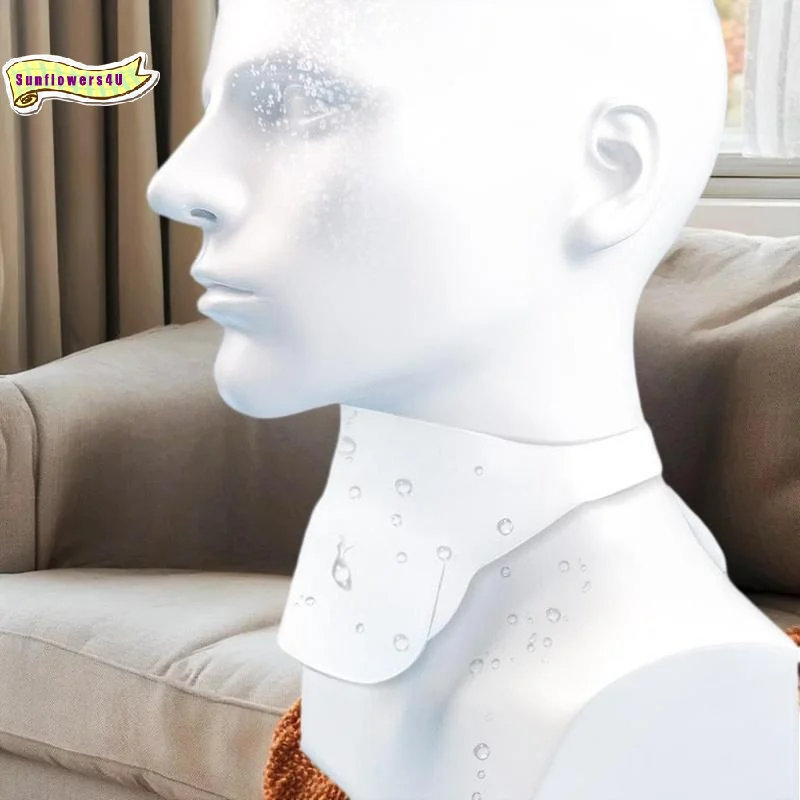 Trach Shower Covers Shield Waterproof Tracheostomy Cover Neck Skin Friendly Silicone Waterproof Breathable Bath Throat Mask