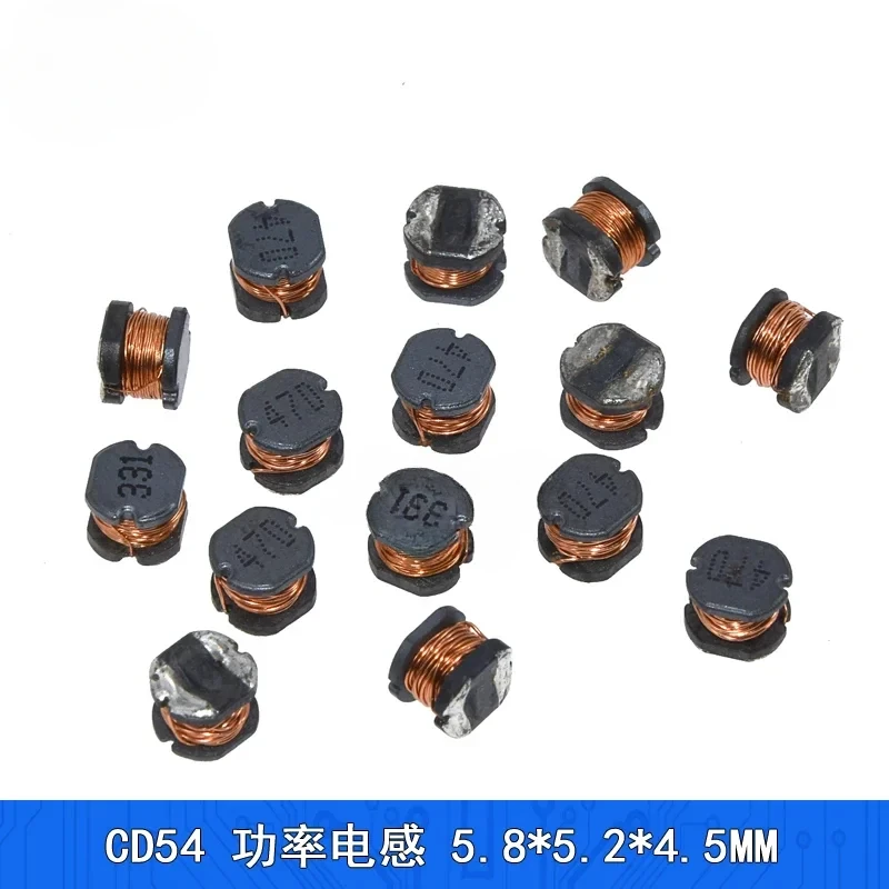 10pcs SMD Inductor Power Inductance CD54 Wire Wound Chip 2.2 3.3 4.7UH 6.8UH 10UH 22UH 33UH 47UH 68UH 100UH 220UH 330UH 470 1000