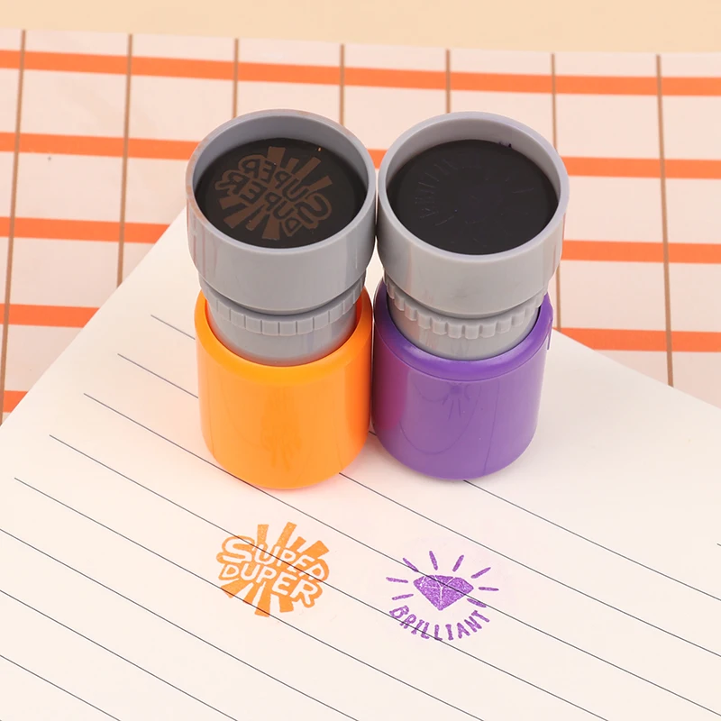 1 szt. Zabawny stempel z motywem kreskówkowym, stempel nagrody dla przedszkolaków, śmieszne pieczęcie, klasyczne pieczęcie nagrody, kreatywne zabawki nowości