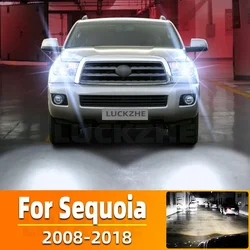 2Pcs For Toyota Sequoia 2008-2011 2012 2013 2014 2015 2016 2017 Car Led Headlight High Low Beam Canbus Headlamp Bulb 20000Lm