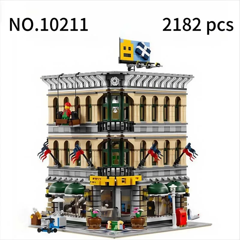 2182 قطعة جراند إمبوريوم 10211 15005 84005 اللبنات الطوب هدايا عيد الميلاد اللعب 2766 2182 2231 30004 متوافق