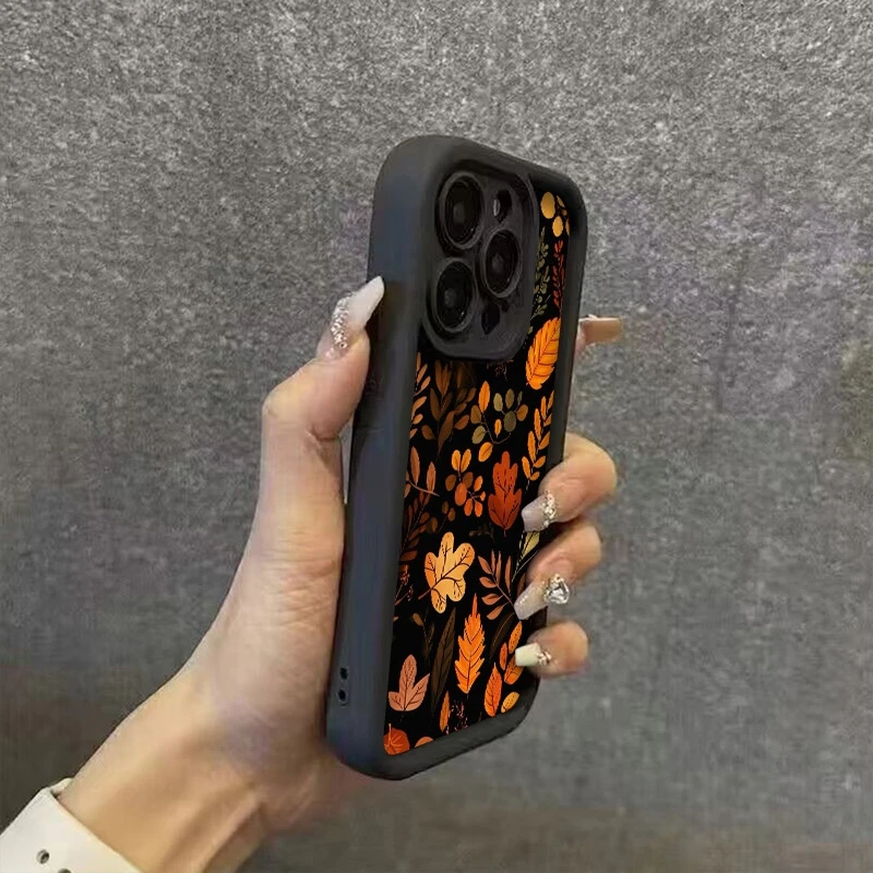 Para honra x9c x9a x8c x8b x8a x8 x7a x6b magia 6 5 400 lite 300 200 pro caso de telefone outono folhas padrão à prova de choque capa macia