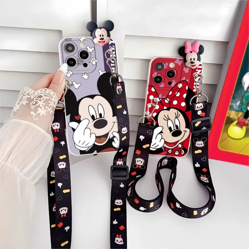 Disney Mickey Minnie Children Phone case For Samsung Galaxy A37 A50 A51 A52 A53 A54 A55 A56 A57 A71 A73 A81 A91 Protective Cover view 3