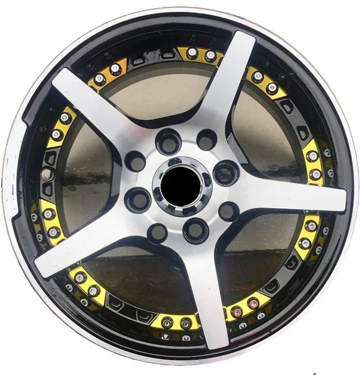 New Design Aluminium Wheel Car Alloy Wheels 5 spoke 13 inch Rims 4X100 4x114.3