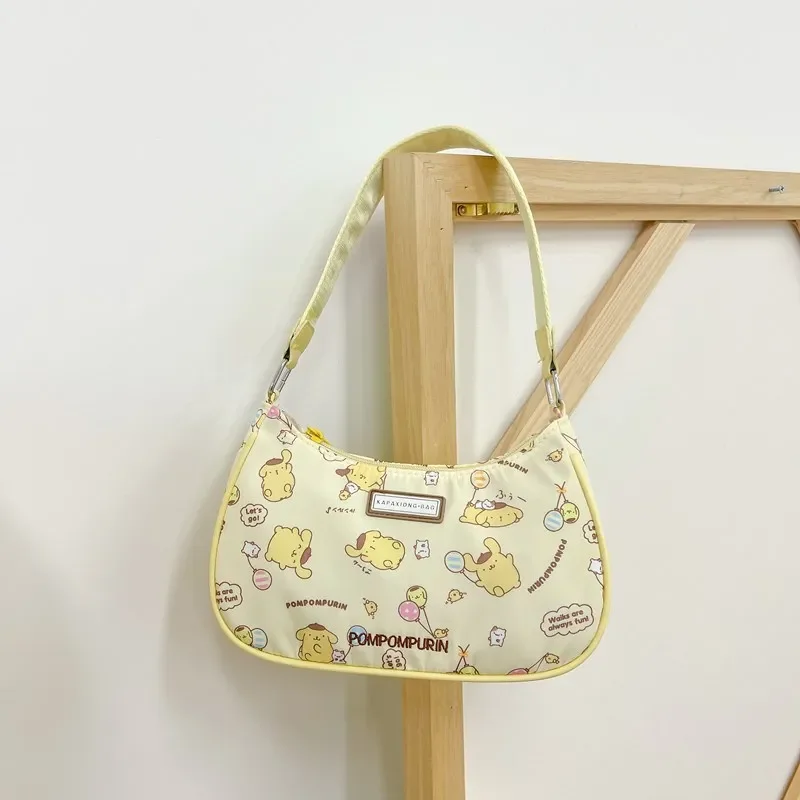 Sanurgente Hellokitty-Sac messager imprimé à une épaule pour filles, sac sous les bras, tendance, assressenti, Kt Cat SR, senior, nouveau, 2024