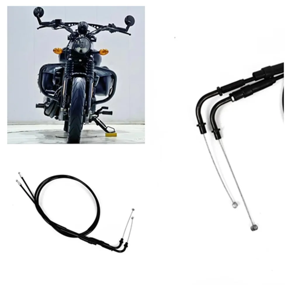 motorcycle Extended throttle cable accelerator For Harley STREET 750 500 XG750 XG500 14-23