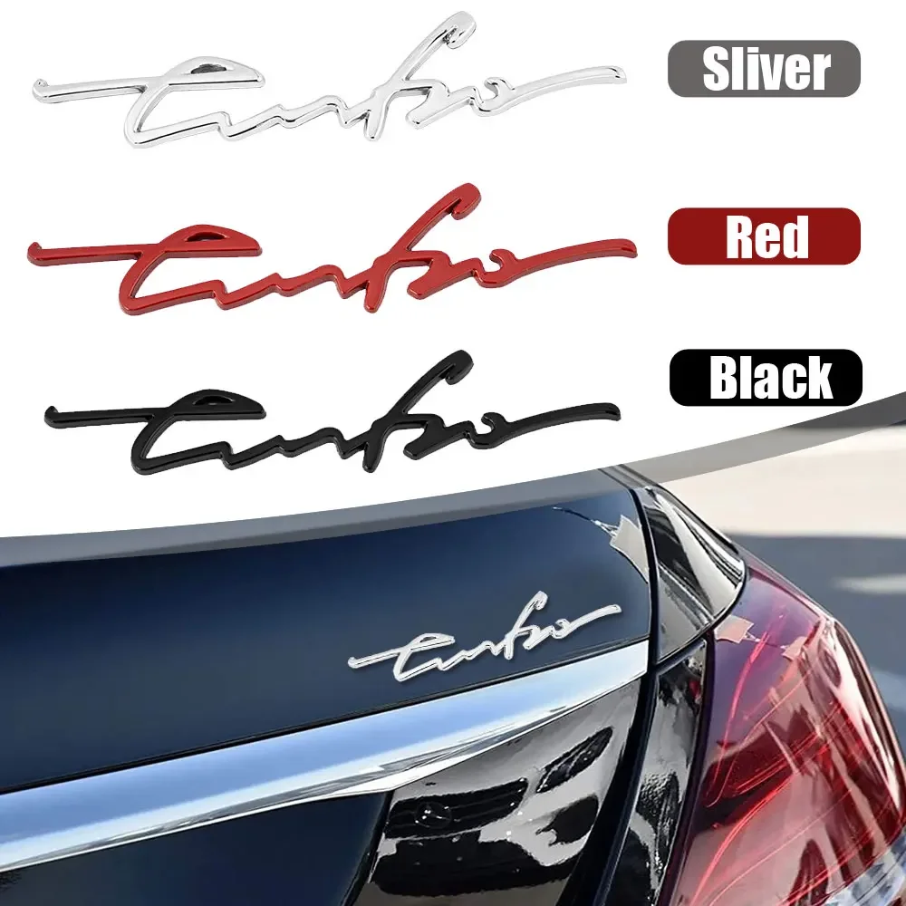 Universal Zinc Alloy 3D Emblem Badge Sticker Decal Motorcycle Turbo Boost Loading Boosting Decal Stickers Car Styling Accessorie