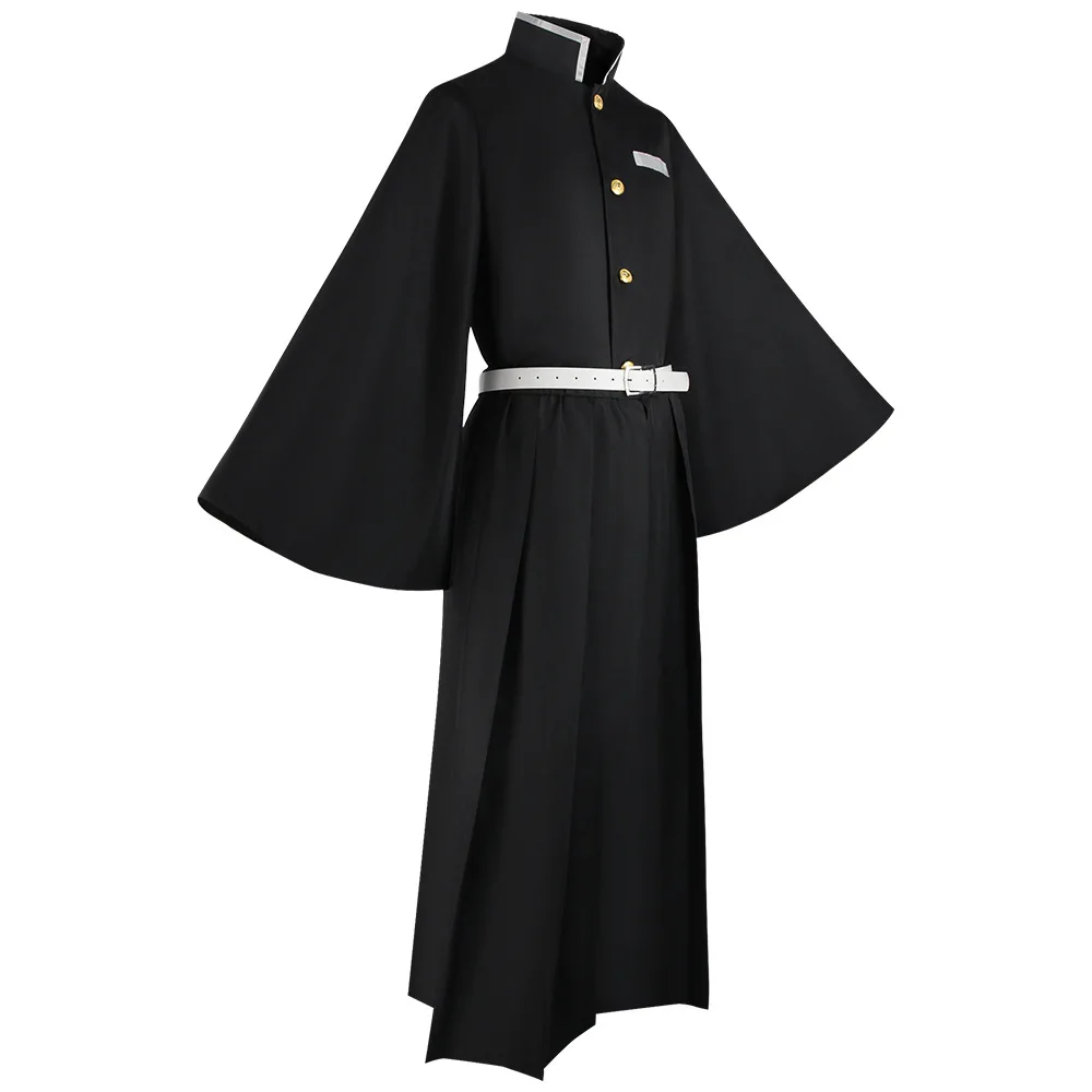 Game Muichirou Cosplay Kostuum Anime Tokitou Muichirou Uniform Halloween Kostuum Vrouwen Mannen Volwassen Top + Rok + Riem Cosplay Prop