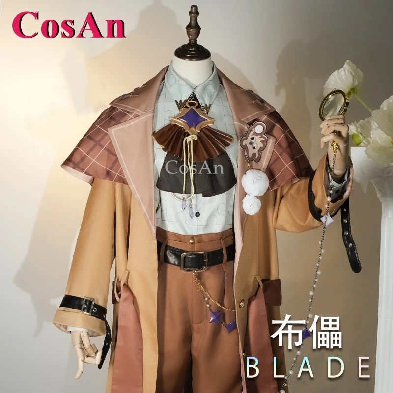 CosAn Game Nu: disfraces de Cosplay de hoja de carnaval, uniformes de moda de piel oculta y busca, conjunto completo de ropa de juego de rol para fiesta de Halloween
