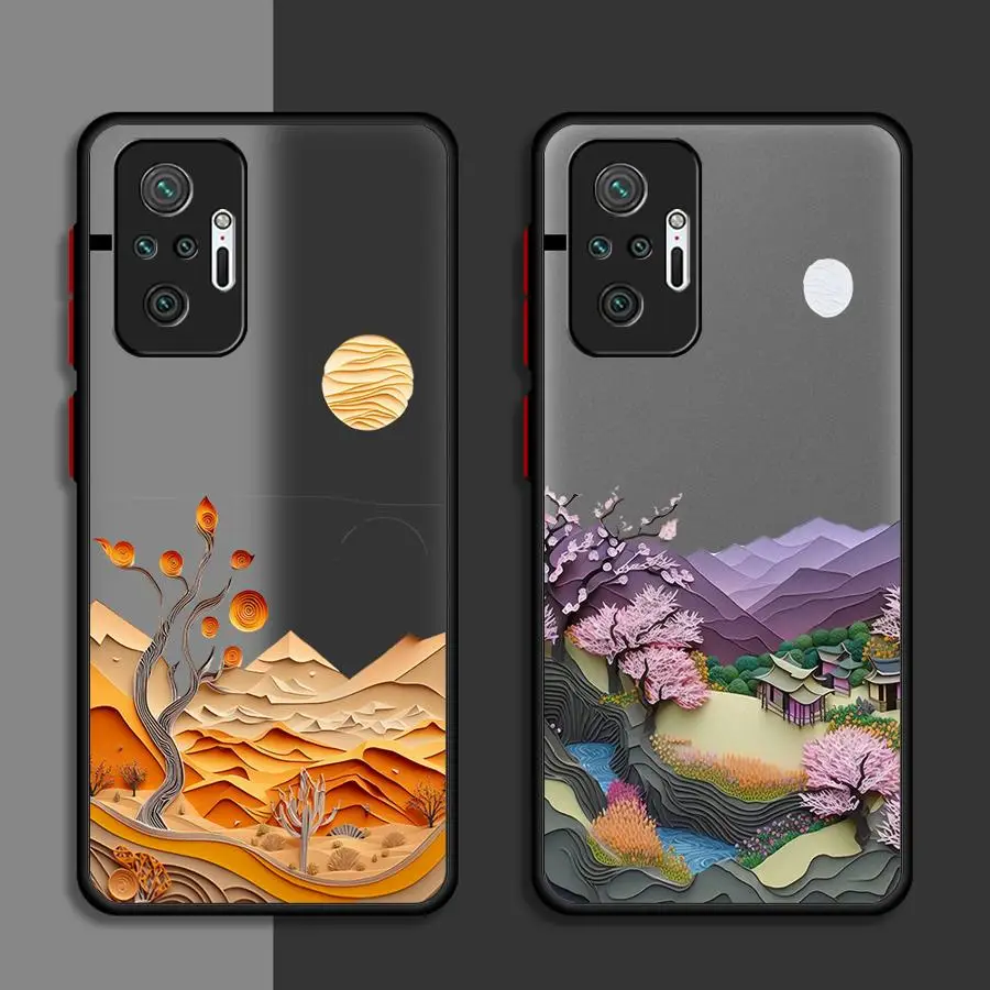 Summer Sky Suspension Phone case for Xiaomi Redmi 9 9A 9i 9C 9T 10 2022 10C 10A 12C 12 4G K40 Pro soft funda cases