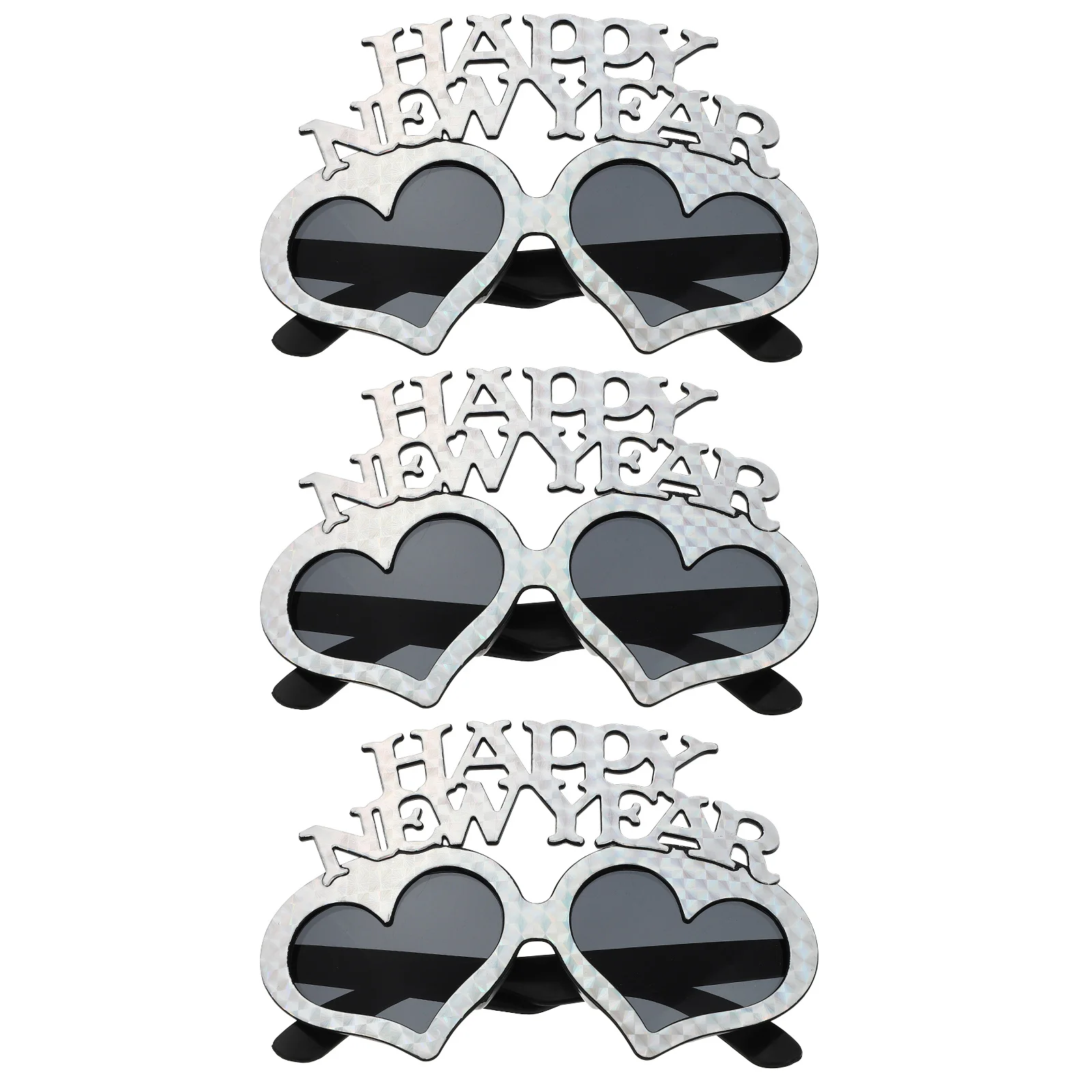 3pcs Happy Year Eyewear Lightweight Fun Photo Props For Decoration Party Props Prom Party Eyewear Event