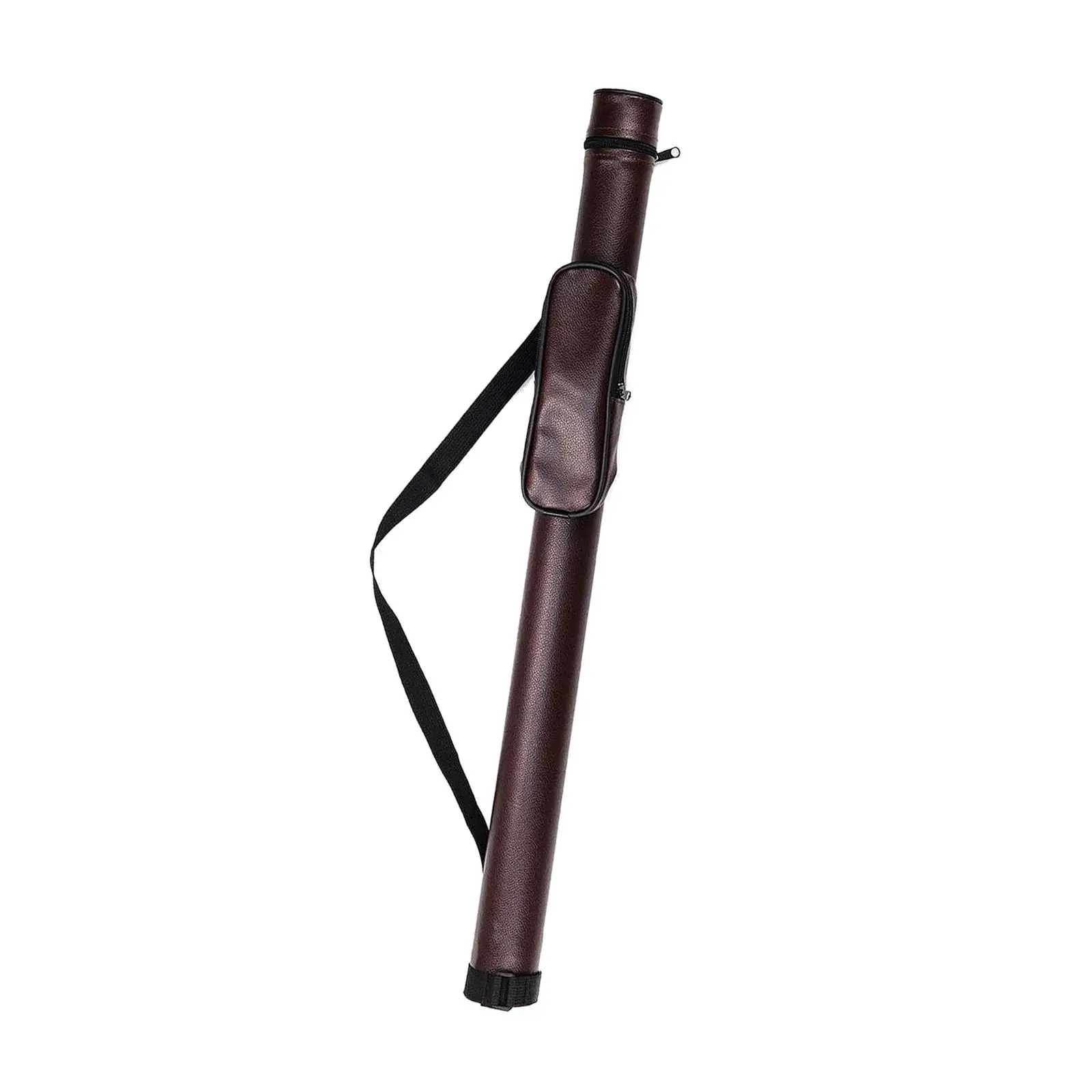 

Чехол для бильярдного кия 1B1S из мягкой искусственной кожи, полукруглый дизайн, сумка для хранения бильярдного снаряжения