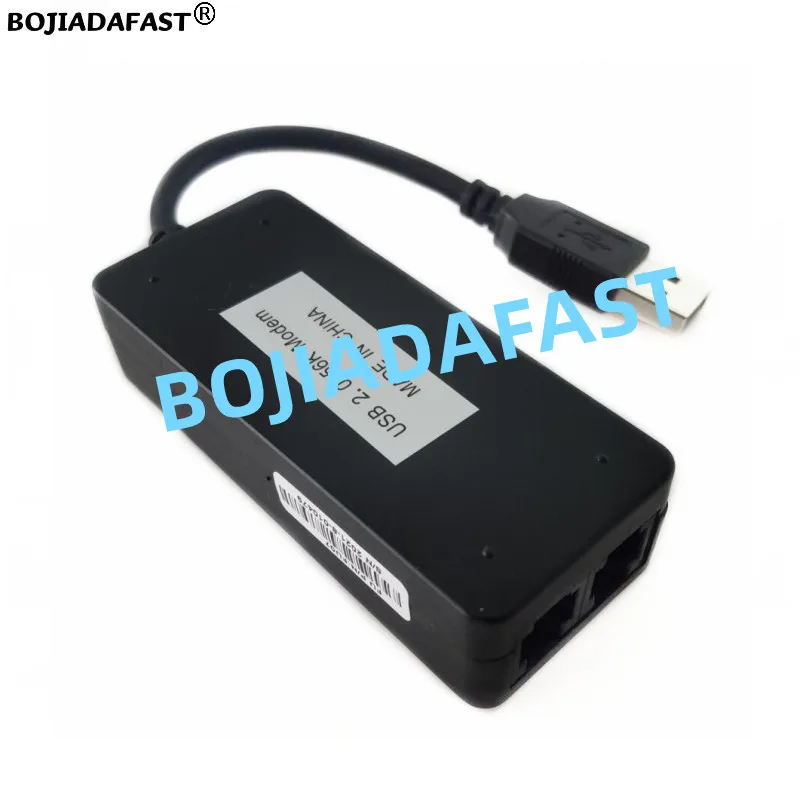 Módem de fax USB Puerto dual RJ11 ID de llamadas Dial Up 56K V.92 Conexant CX93010 Compatible con WINDOWS 11 10 7 XP Linux