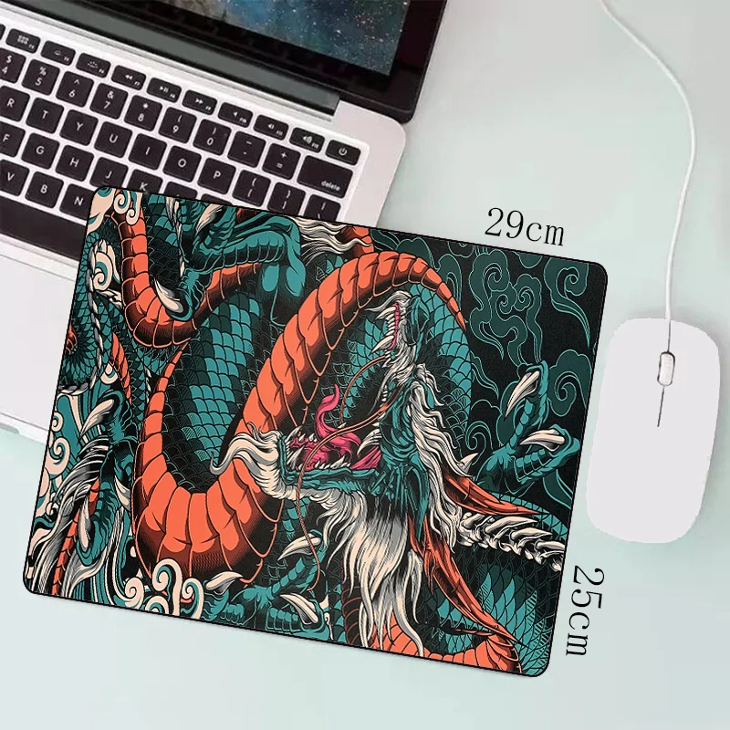 Tapis de souris de jeu Dragon japonais, grand tapis de souris Gamer, clavier média, table, bureau rapide, polymères Anime, 900x400, 700x300