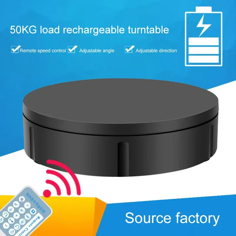 

30CM Electric Turntable 360 Rotating Jewelry Stand Panoramic Electric Rotating Display Stand Multifunctional Rotating Platform