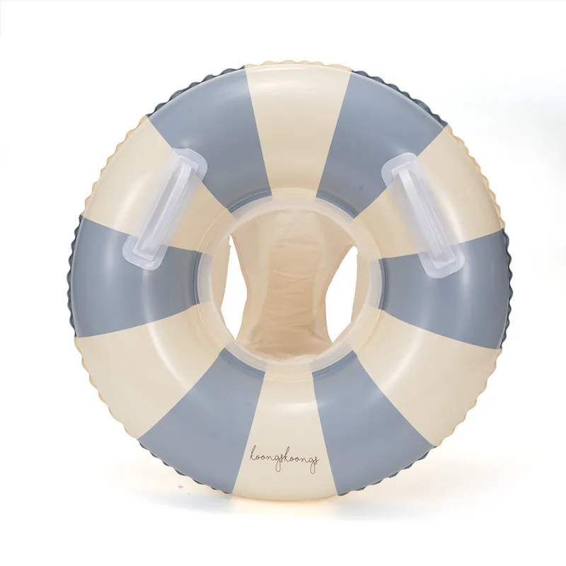 

1Pcs Stripe Swim Ring Inflatable Pool Float Swim Tube Swimming Circle Swim Accessory Summer Water Sports Beach Vacation