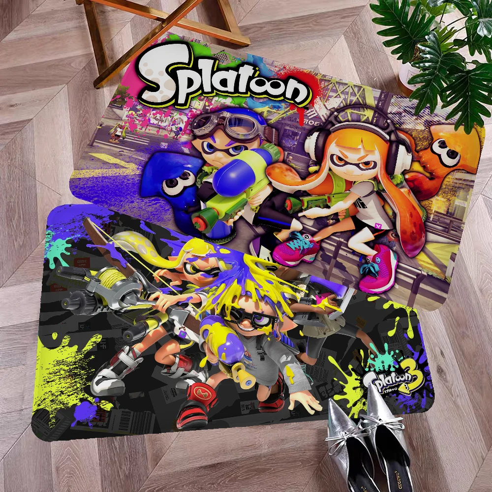 Gra Splatoon Mata łazienkowa Retro Wielokrotny wybór Dywanik kuchenny do salonu Antypoślizgowe maty nocne