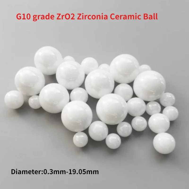 1-100 Stück Zirkonoxid-ZrO2-Lagerkugeln G10 Präzisionsqualität 0,8 mm-19,05 mm Verschleißfeste Isolierende Keramikkugeln Weiße Kugeln – Detail 1