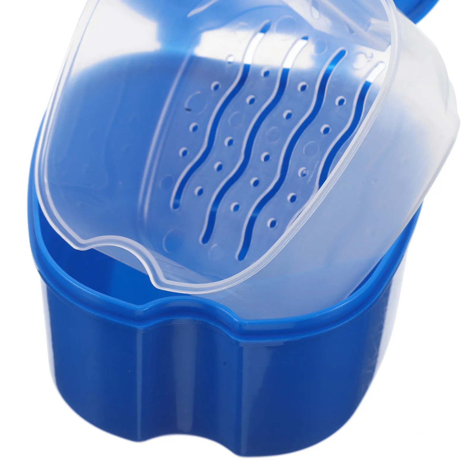 Denture Care Kit Design Denture Storage Case with Brush Compact Waterproof Soaking Container for False Teeth Mouth
