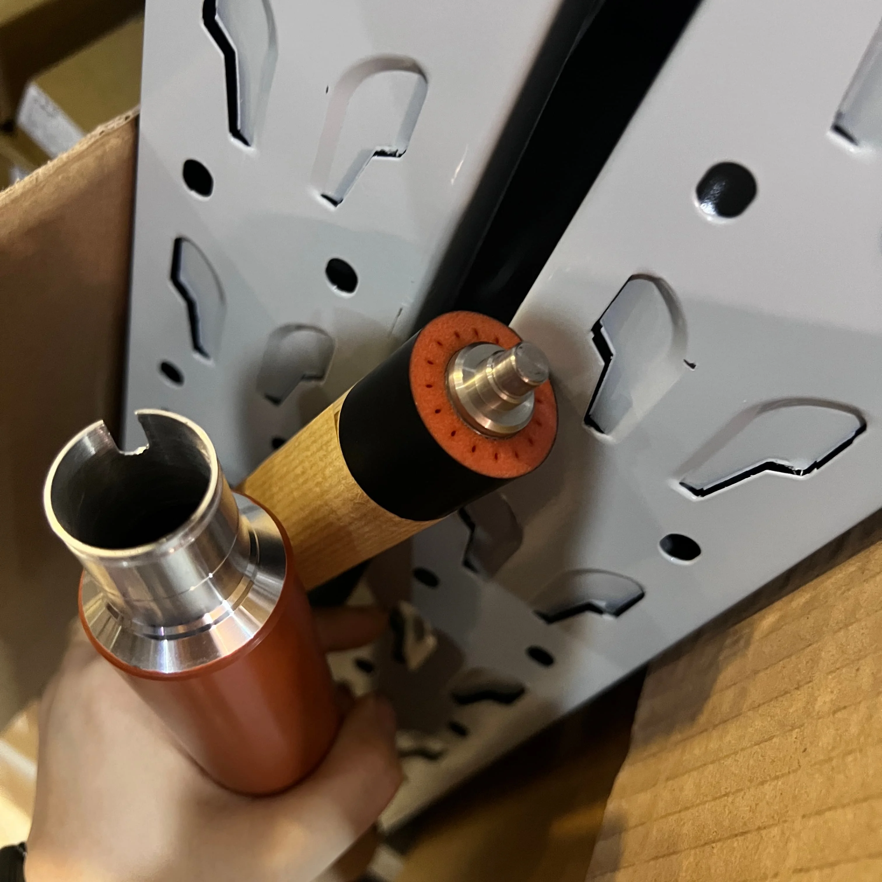 

Upper Fuser Roller + Pressure Roller For Ricoh SP5200DN SP5210DN SP5200S SP5210SF SP 5200 5210 M052-4101 M052-4059