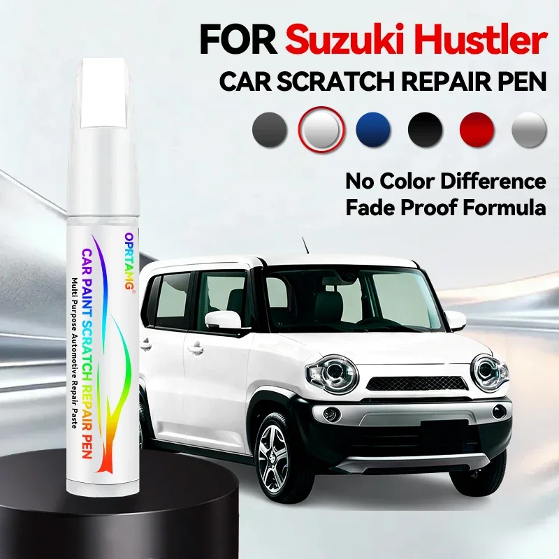 

Ручка-корректор для ремонта автомобильной краски Suzuki Hustler 2014-2025: белый ZA5, черный ZJ3, желтый ZFN, синий, красный.