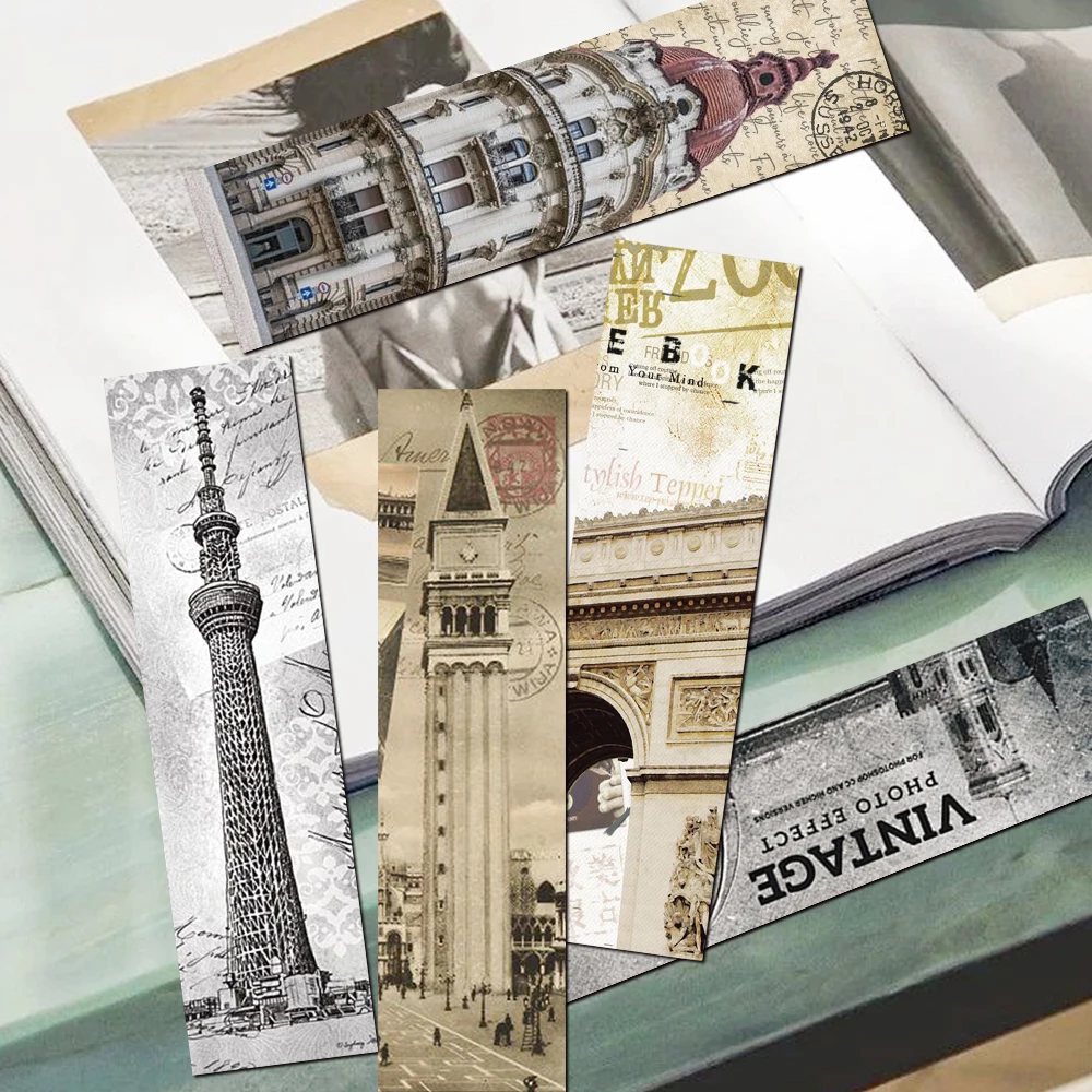 30 шт., закладка с мировой архитектурой, тема ЮНЕСКО, закладка, статуя Свободы, сувенир для любителей путешествий, подарок, отметки для страниц, поставки