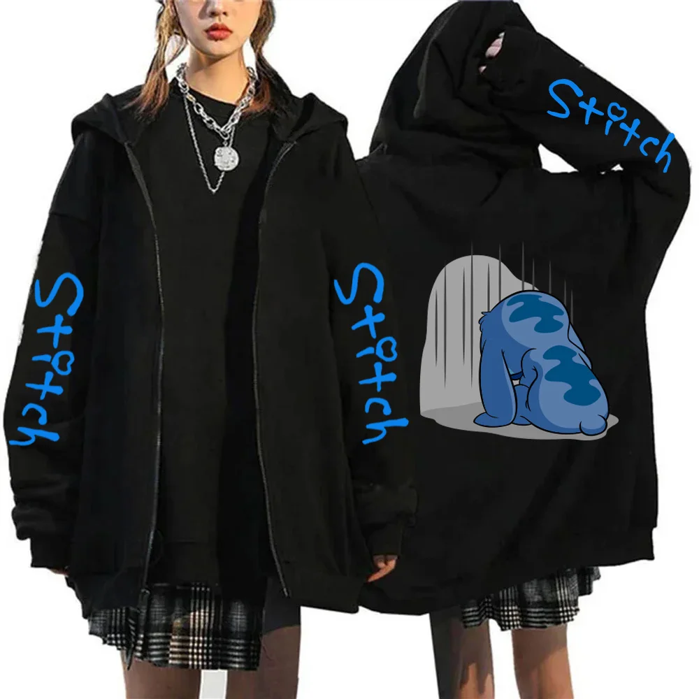 Women's Youth Sweatshirts MINISO Disney Princess 100th Anniversary Winter Jackets Coats Zip Hoodies and Sweatshirts New Products