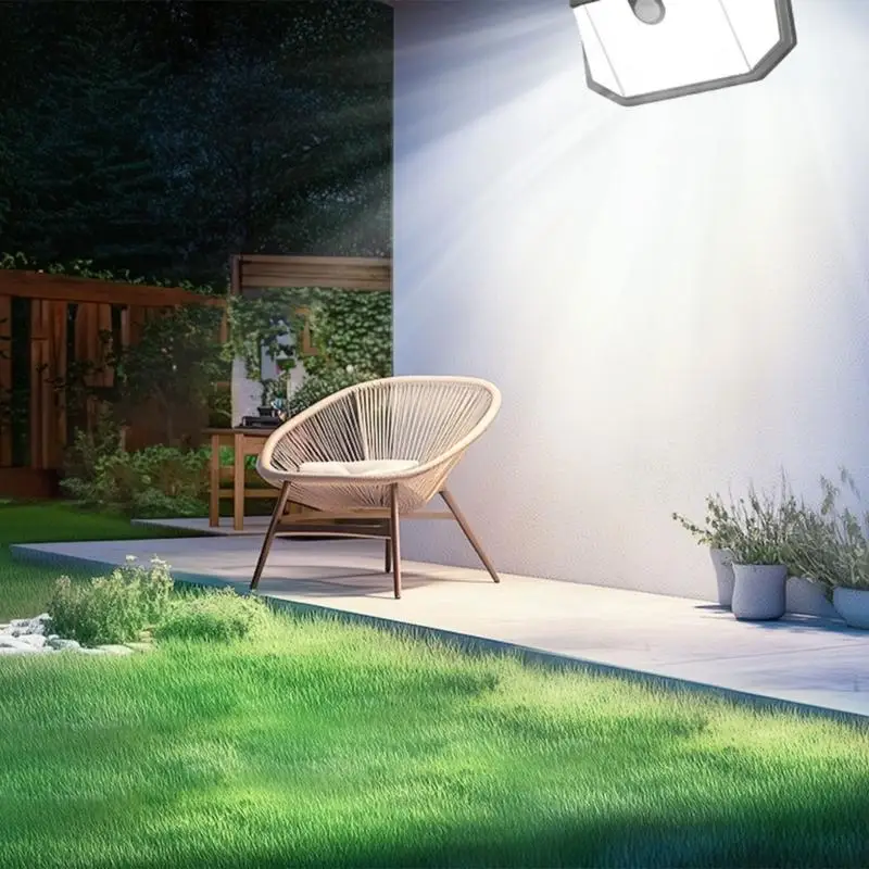 House Exterior Solar Wall Light with ABS Housing and Three-Sided Lighting for Porch, Patio and Entry Areas Outdoor  