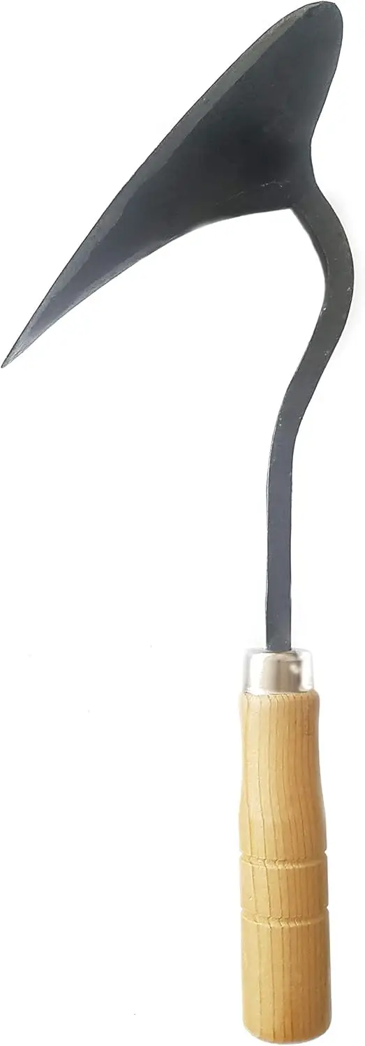 

Hand Plow ho-mi Digger - Korean Gardening Tool Wide Blade Hoe Ho-mi Homi Garden
