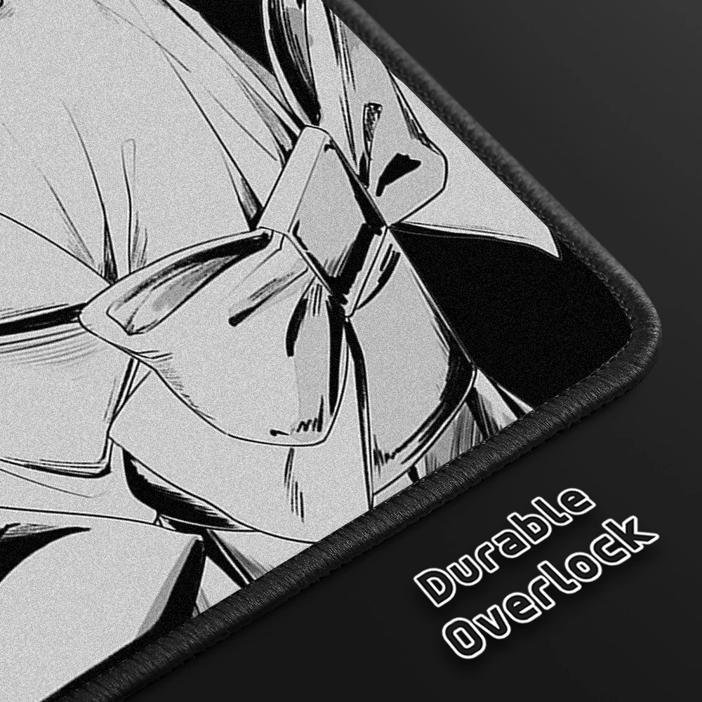 Female Samurai E-Sports Mouse Pad Game Professional Ultrafine Surface Balance FPS Gamer Mousepad Waterproof Mouse Mat 45*40cm