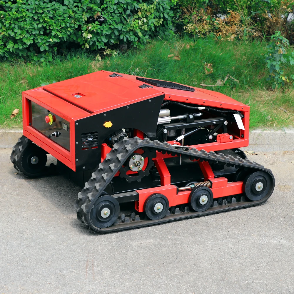 カスタマイズされた特別価格のリモコン芝刈り機、ゼロターンクローラー芝刈り機、高品質、低価格、送料無料