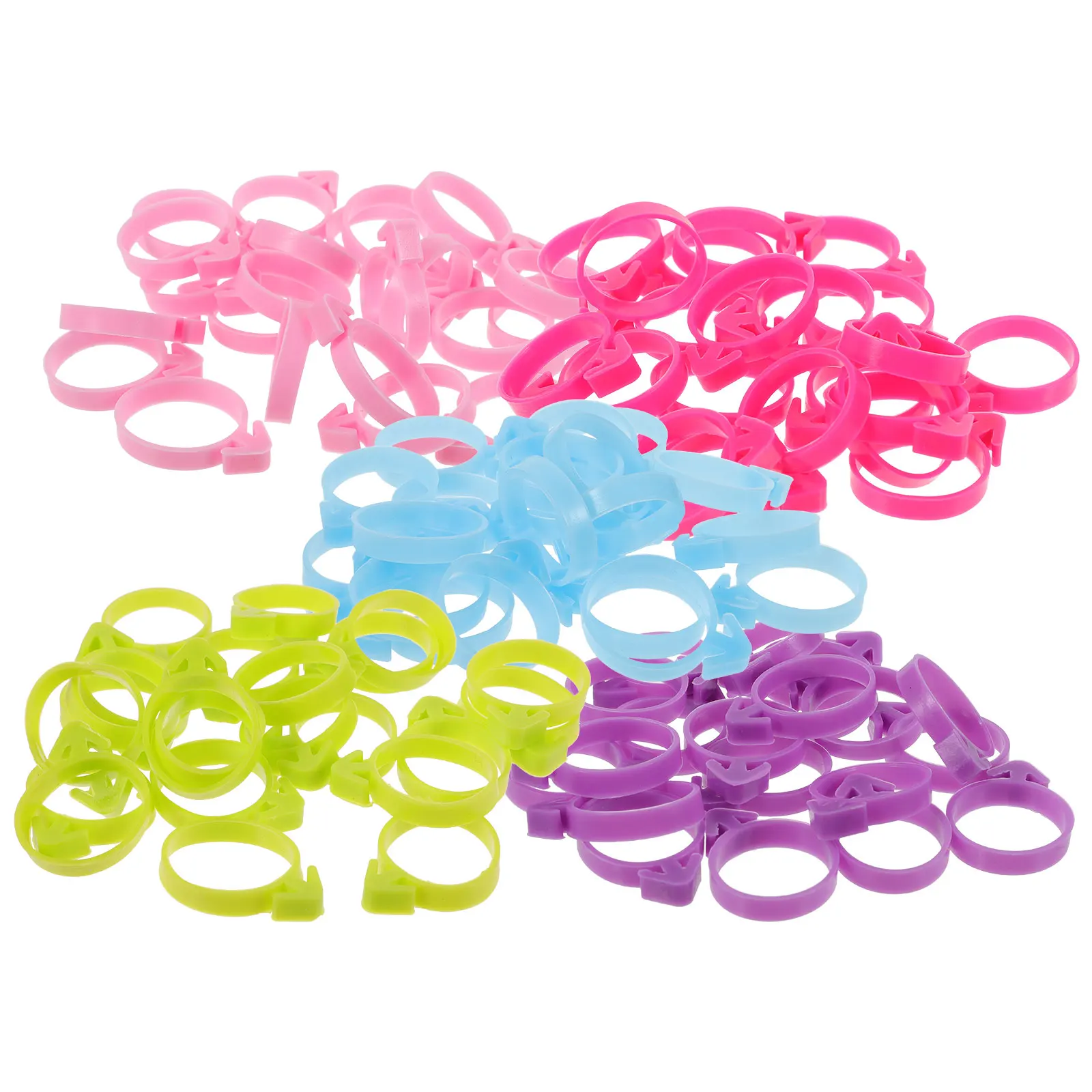 

100pcs Pastry Bag Ties Reusable Icing Sealing Clips For Baking Cake Cupcake Decorating Piping Bags Clips Small Large Kitchen