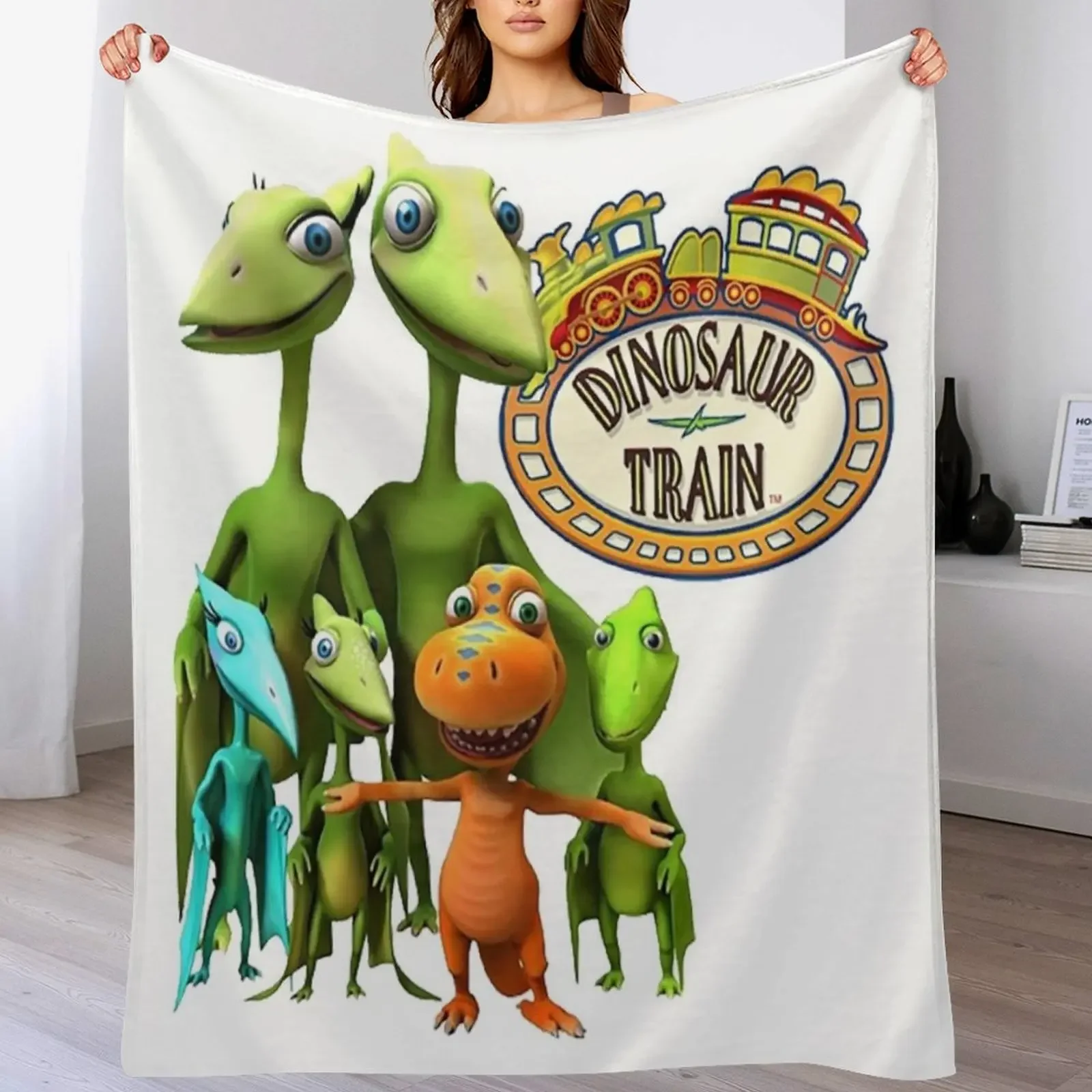 

Dinosaur Train Throw Blanket christmas decoration Bed Fashionable Blankets