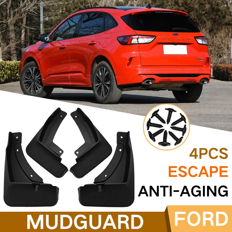 

For Ford Escape 2020 Car Molded Mud Flaps Splash Guards Mudguards Front Rear Styling Front Rear Wheel Accessories